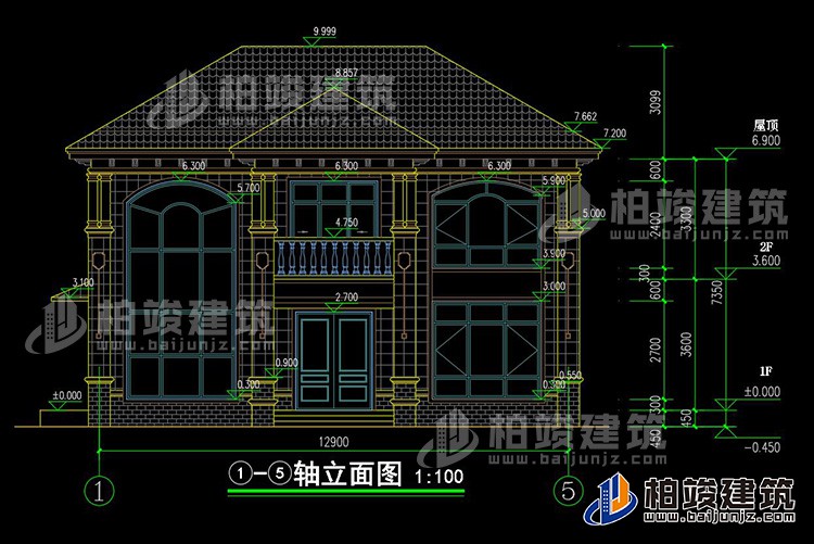 正立面图