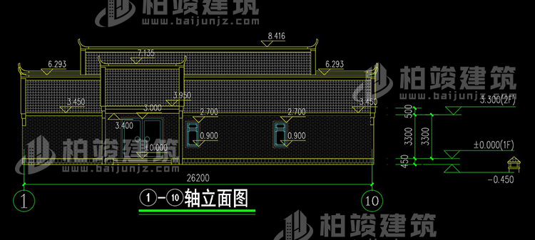 正立面图